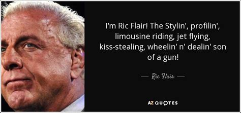 ric flair saying limousine riding.